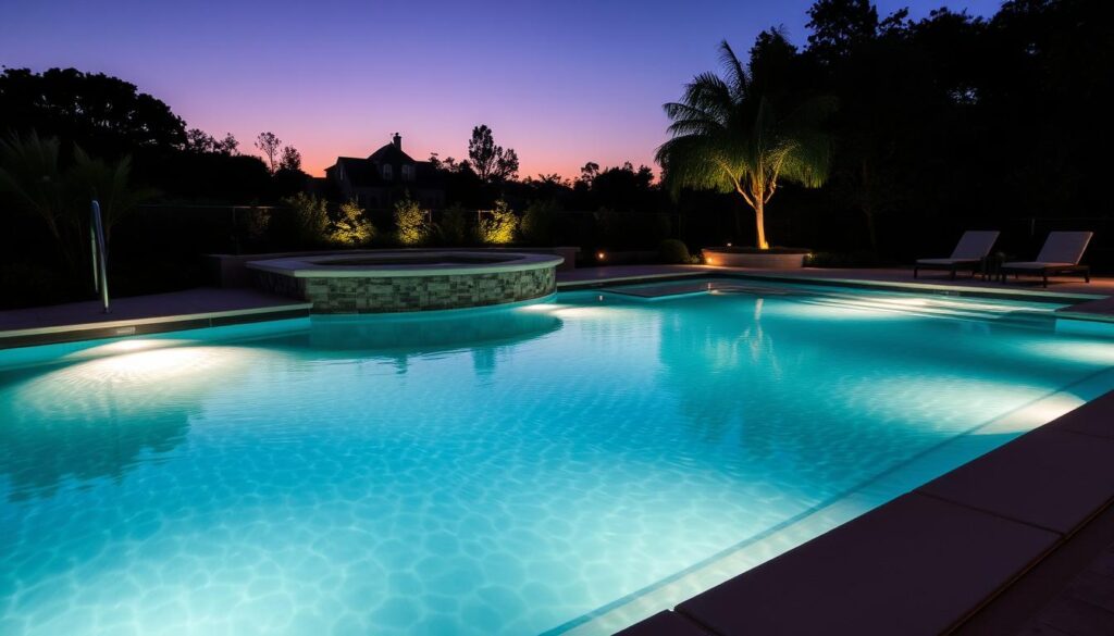 pool lighting design Prosper