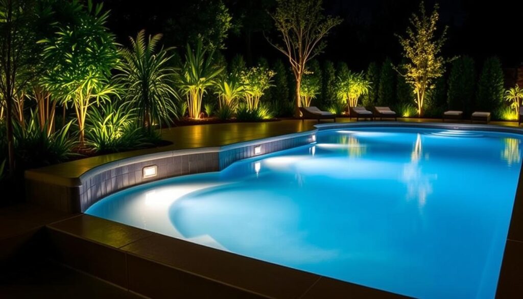 pool lighting design Prosper