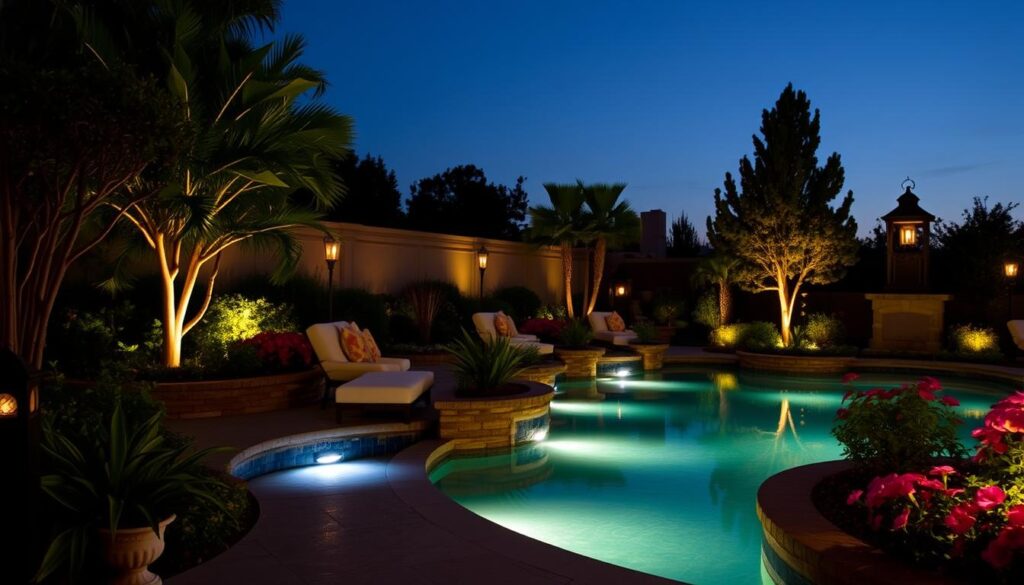 pool lighting design Prosper